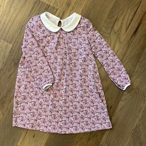 Purple Floral Collared Dress by Serendipity